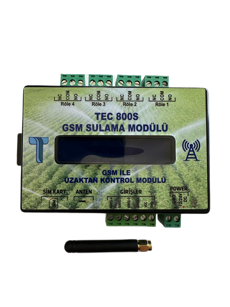 TEC 800S Uzaktan Tarla / Bahçe Sulama Modülü