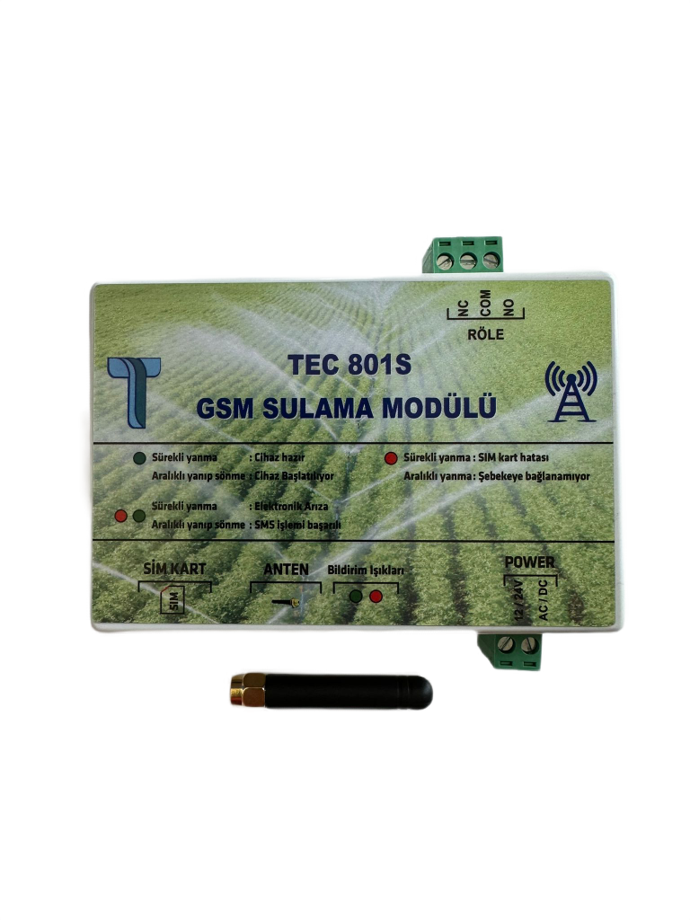 Telefondan Sulama Modülü Gsm Kontrol